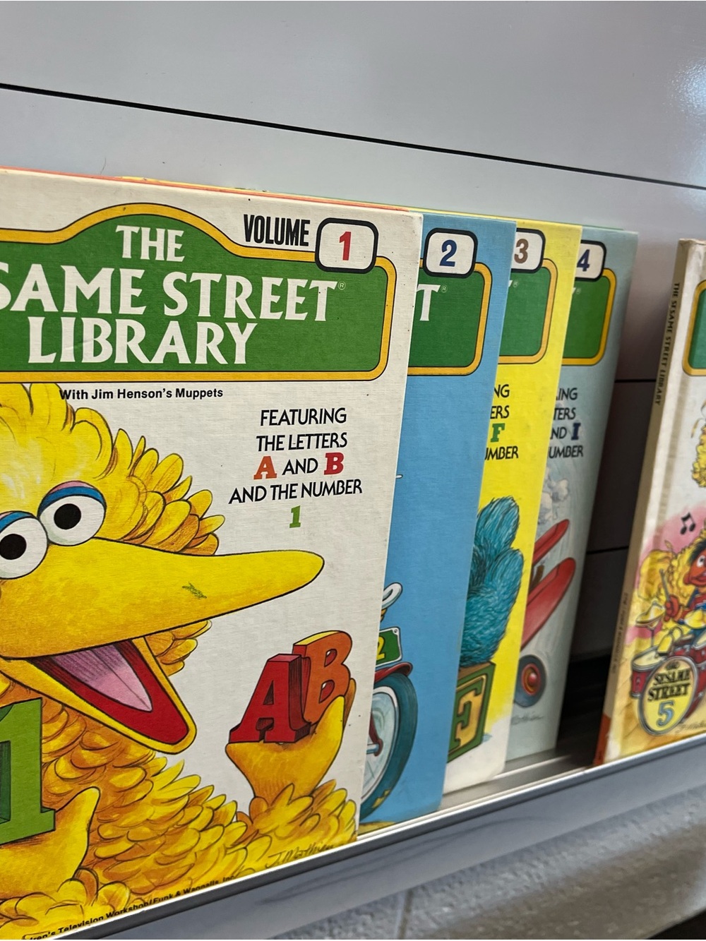 The Sesame Street Library Volume 1-14 with a Bonus Book Vintage Children's Books